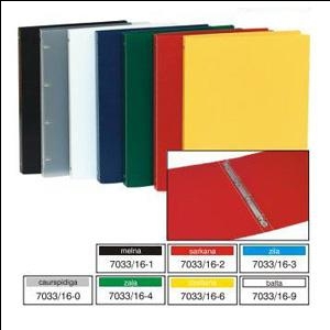 Mape A4 ar 4 gredzeniem D16 plastikāta, dažādas kr. Multi-S Mape A4 ar 4 gredzeniem D16 plastikāta, dažādas kr. Multi-S