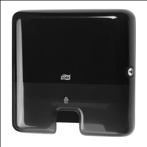 Turētājs dvieļiem-loksnēs TORK Elevation H2 Mini, melns Turētājs dvieļiem-loksnēs TORK Elevation H2 Mini, melns