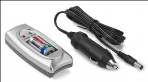 Uzlādes ierīce CR-123 AC/DC&Car Charger Uzlādes ierīce CR-123 AC/DC&Car Charger