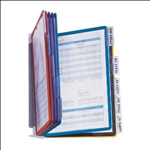 Sienas displejs VARIO ar 10 displ.kabatam,  DURABLE