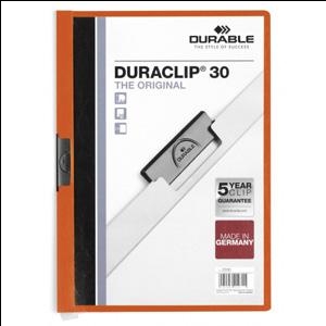 Папка Duraclip Original 30, оранжевая