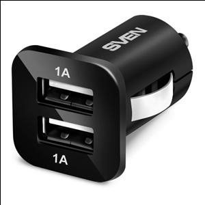 Auto ladētājs USB C-103 melns SVEN