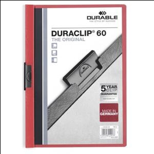 Mape Duraclip Original 60 DURABLE,  sarkana