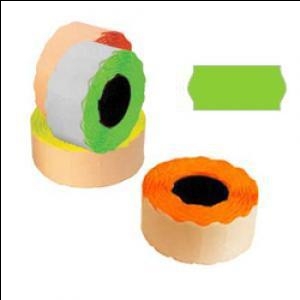 Marķēšanas lente 26x12mm zaļa 1000uzl/rul.