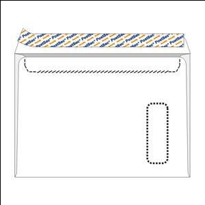 Конверты POSTSEC E4/10 штук с перфорацией 220x312мм (с окном)