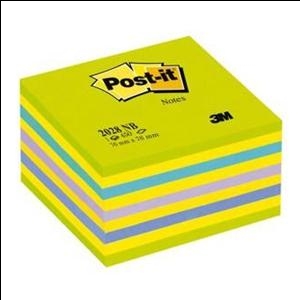 Līmlapiņu kubs 3M Post-it 76x76mm/450l. neonzaļš