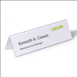Galda personas karte 61/122x210mm,  DURABLE
