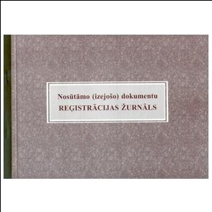 Nosūtāmo (izejošo) dokumentu reģistrācijas žurnāls A4/36lap.