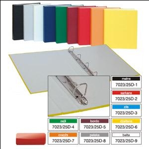 Mape Multi-S, A4 ar 4 gredzeniem (D=25mm), dažādas krāsas Mape Multi-S, A4 ar 4 gredzeniem (D=25mm), dažādas krāsas